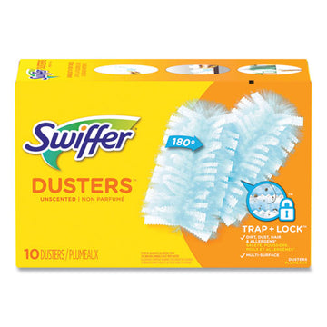 Swiffer® Dusters Refill, Dust Lock Fiber, Unscented, Light Blue, 10-box freeshipping - TVN Wholesale
